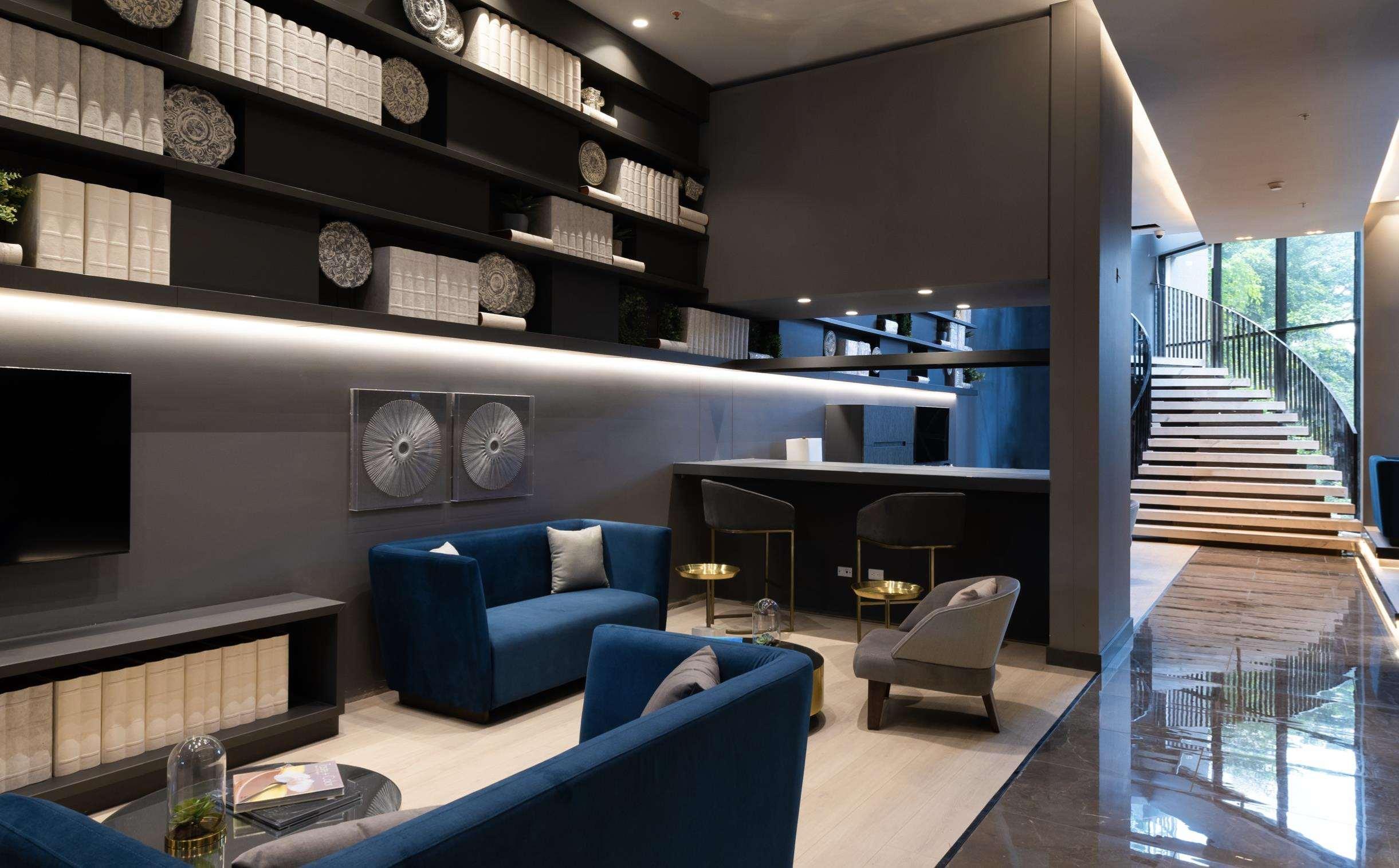 Hotel York Luxury Suites Medellin By Preferred Экстерьер фото The Library