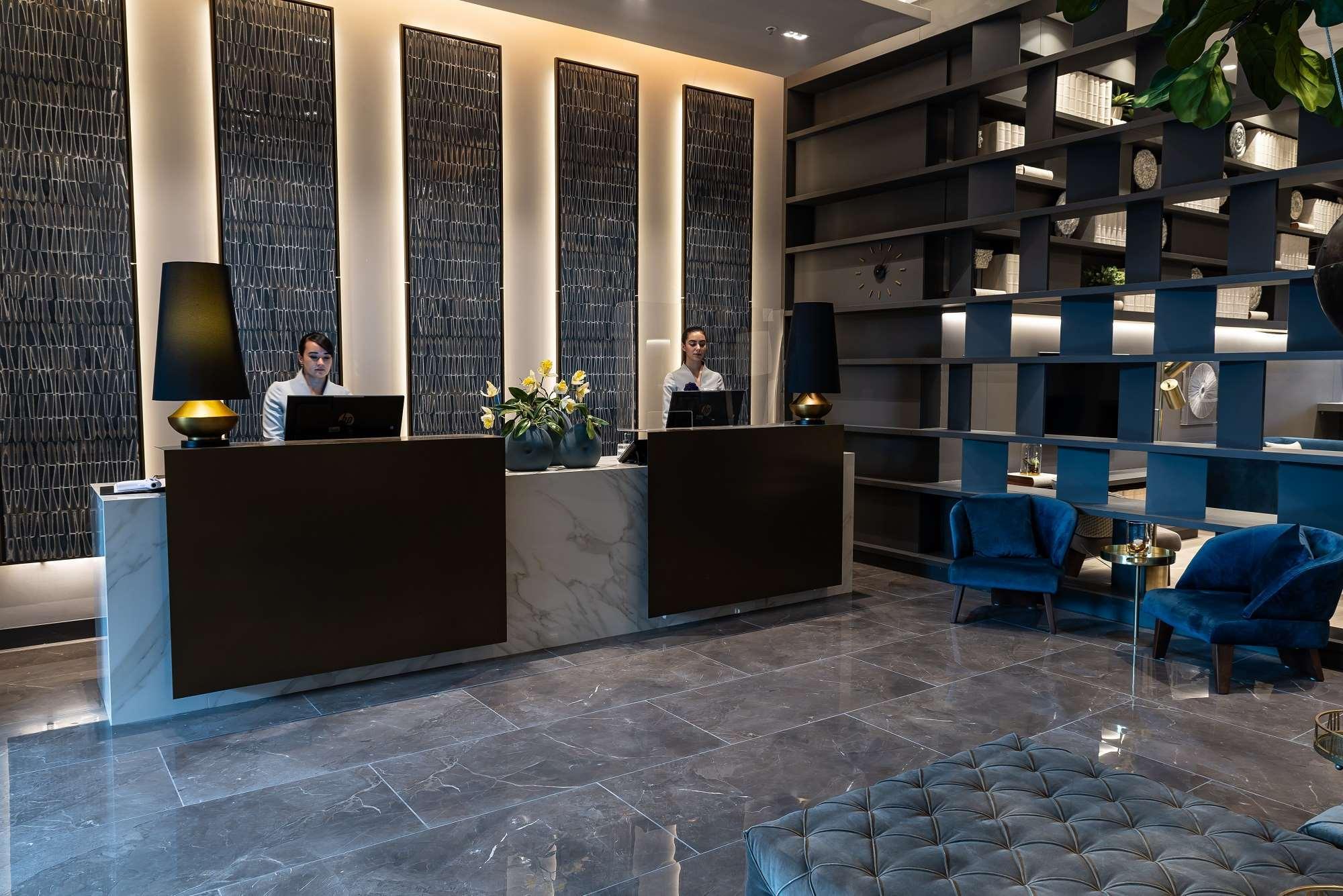 Hotel York Luxury Suites Medellin By Preferred Экстерьер фото The lobby of the hotel