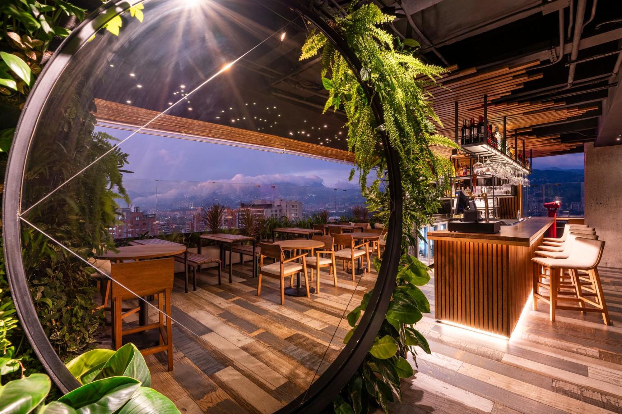 Hotel York Luxury Suites Medellin By Preferred Экстерьер фото The interior of the Starbucks Reserve Roastery in Kyoto, Japan
